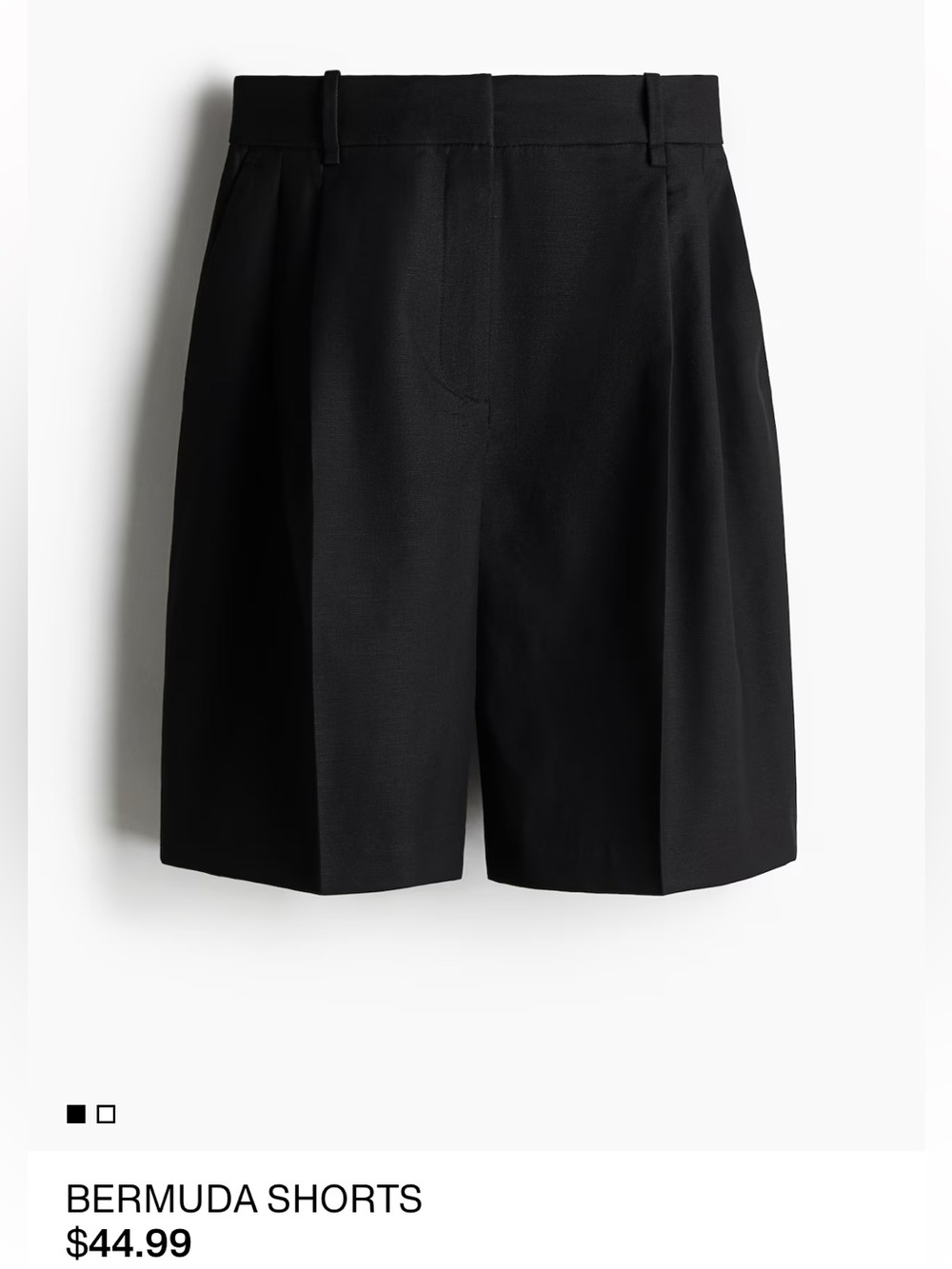 Classic Bermuda Shorts - Black